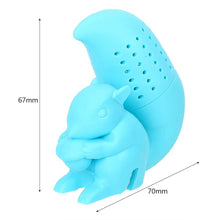 Charger l&#39;image dans la galerie, Infuseur à thé Silicone réutilisable en forme d&#39;Écureuil Mignon.  En stock , Plusieurs couleurs disponibles ! - Perfect Kitchen