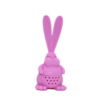 Charger l&#39;image dans la galerie, Infuseur à thé Silicone réutilisable en forme de Lapin, rose ou gris, plusieurs coloris disponibles ! - Perfect Kitchen
